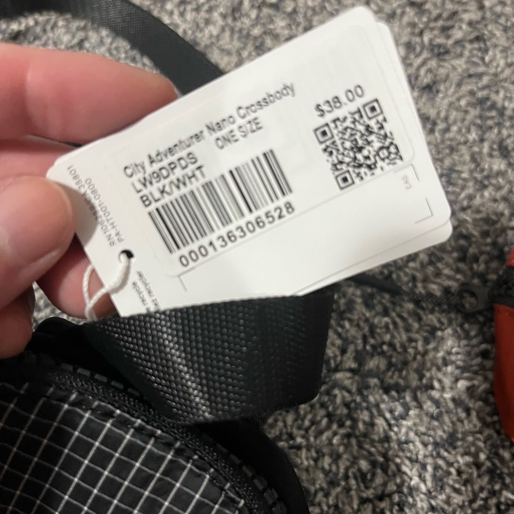 lululemon athletica Black and White Crossbody Bag